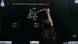 In aDGlucose the anomeric carbon is at [upl. by Rimisac]