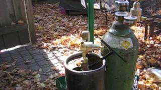 Setting up and firing a new oxyacetylene torch kit [upl. by Hamid]