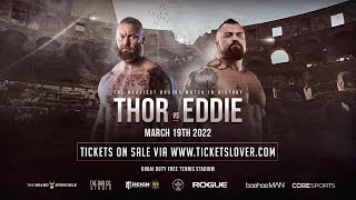 EDDIE HALL VS THOR THE MOUNTAIN BJORNSSON  FULL FIGHT HIGHLIGHTS [upl. by Theurich110]