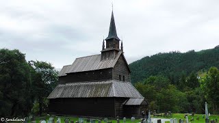 Norway  Kaupanger stavkirke stave church [upl. by Ahsenal82]