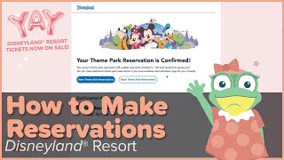 How to Make Disneyland Reservations  Disneyland Resort [upl. by Shayn]