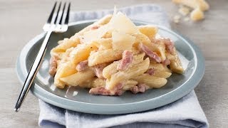 Recette Penne Carbonara [upl. by Duval686]