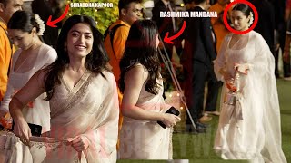 Shraddha Kapoor IGNORE Rashmika Mandanna  Mukesh Ambani’s Ganpati Pooja [upl. by Arral]