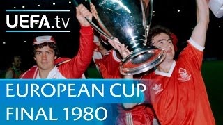 1980 final highlights Nottingham Forest 10 Hamburg [upl. by Aerdnek]