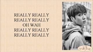 WINNER  REALLY REALLY Easy Lyrics [upl. by Marchelle]