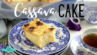 EASY CASSAVA CAKE [upl. by Afatsuom]