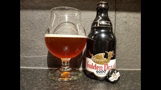 Gulden Draak 9000 Quadruple By Brouwerij Van Steenberge  Belgian Craft Beer Review [upl. by Itch]