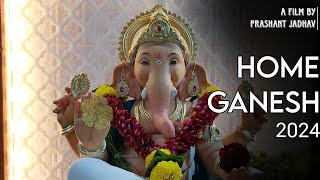 Ganpati Cinematic Video  Jadhav Home Ganeshostav 2024 ganeshchaturthi ganpatidecoration youtube [upl. by Sarine]