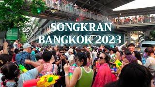 Songkran 2023 at Siam Paragon  Bangkok Thailand April 2023 [upl. by Ahsote]