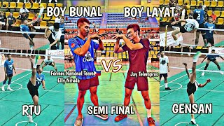 Semi Final  HTC GENSAN VS RTU REJ  Battle of the Sunback Spikers  🔥 Dream Match  Intense [upl. by Anigger]