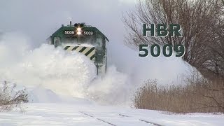 HBR 5009 West  Snow Bash Normal and SloMo Views on 172014 [upl. by Sorensen]