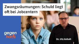 Bürgergeld An Zwangsräumungen sind oft die Jobcenter Schuld [upl. by Jaal]