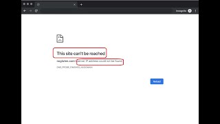 7 Ways To Fix quotServer IP Address Could Not Be Foundquot Google Chrome Error [upl. by Rodmun]