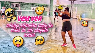 E HOJE FOI DIA DE VÔLEI😍🧜🏾‍♀️💖 [upl. by Dionisio485]