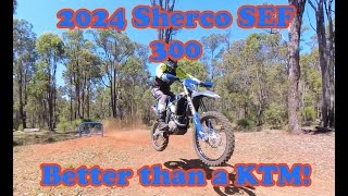 2024 Sherco SEF 300 Better than a KTM [upl. by Huntlee]