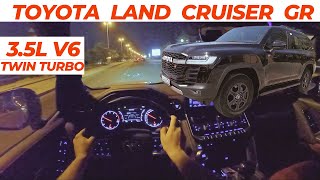 NEW 2023 Toyota Land Cruiser GR Night drive Sport Mode [upl. by Iover]