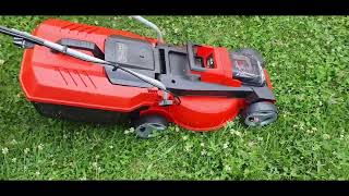 TEST EINHELL GECM 1830 Li BRUSHLESS 18v PXC CORDLESS LAWN MOWER PT 2 [upl. by Bigelow]