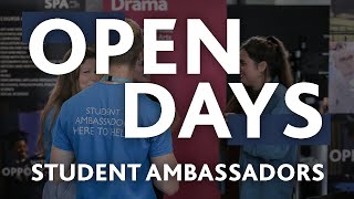 Open Days Student Ambassadors [upl. by Annawd]