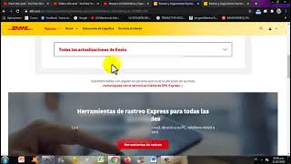 NUEVA FORMA DE RASTREO EN DHL Y CÓMO SOLICITAR NOTIFICACIONES POR SMS O CORREO DE TU PAQUETE [upl. by Wittenburg]