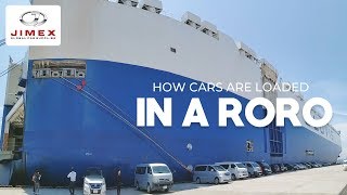 How Cars Are Loaded In A RoRo Ship Yokohama Port [upl. by Anyahs]