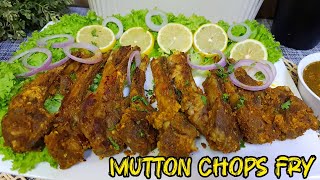 Mutton Chops Fry  Mutton Chops Recipe  Tawa Fry Mutton Chops  Healthy Mutton Chops [upl. by Yggam]