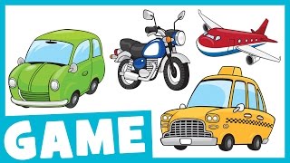 Learn Vehicles and Transportation 2  What Is It Game for Kids  Maple Leaf Learning [upl. by Tacita]