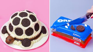 Ultimate OREO Chocolate Mixed Cake  DIY Chocolate CAKE TRICK  Cake Decorating Ideas [upl. by Russi]