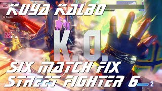 Kuya Kalbo Six Match Fix with Chun Li on Street FIghter 6 as Puyat 02192024 Part 2 [upl. by Eniamaj]