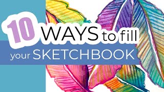 Coming up with Ideas to FILL your sketchbook [upl. by Refynnej]