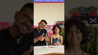 Learn English with Adi n Daddy👍 English Speaking Practice  English Connection shorts [upl. by Holbrook]