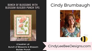 Stampin Up Bunch of Blossoms and Blossom Builder Punch [upl. by Itnava]