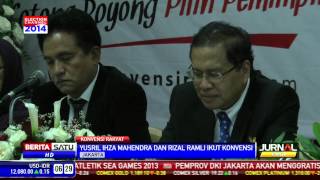 Yusril Ihza Mahendra dan Rizal Ramli Ikut Konvensi Rakyat [upl. by Ettezoj]