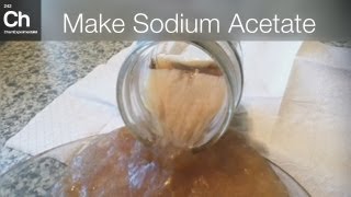 How to make Sodium acetate quot Hot ice quot at home  Remake HD [upl. by Rosena]