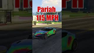 TOP 5 FASTEST CARS IN GTA 5 ONLINE [upl. by Nnauol]