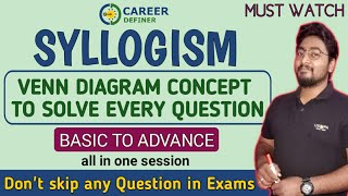 Syllogism Complete Chapter For Bank Exams  Syllogism Concepts amp Tricks  IBPSRRBSBI PO amp Clerk [upl. by Hildebrandt]