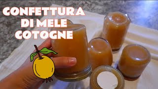 COME FACCIAMO LA MARMELLATA DI MELE COTOGNE🤗 [upl. by Kaasi]