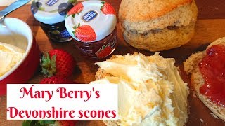 Mary Berrys Devonshire scones  English scones [upl. by Enelec]