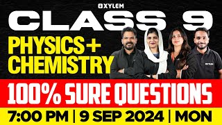 Class 9  Physics  Chemistry  Onam Exam  100 Sure Questions  Xylem Class 9 [upl. by Ahsilif886]