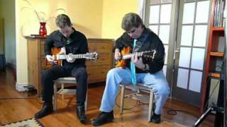 Johnny Gragg and Brennan Nase Playing Two Marchione SemiHollowbody Archtop Guitars [upl. by Assyral206]