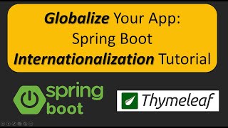 Mastering Internationalization in Spring Boot with Thymeleaf  Internationalization in Spring Boot [upl. by Ansev]