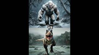 Yeti vs T Rex vs Gaint Creatures Godzilla Wendigo King Kong Werewolf Dainasour mammoth alien [upl. by Barbour]