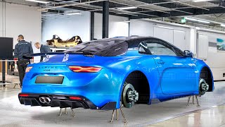 Inside Alpine A110 Factory in France  Production Line [upl. by Etteiram]