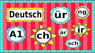 Deutsch A1 Phonetik  Aussprache  German lesson phonetics  letter combinations [upl. by Niraa]