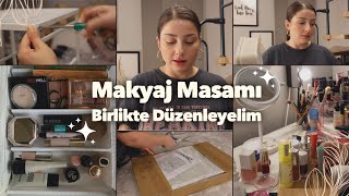 Makyaj Masamı Birlikte Düzenleyelim 📐🛍️🧽 İkea Lennart Keson Kurulumu Çekmece Düzenleme [upl. by Aicxela]