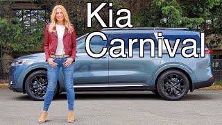 2022 Kia Carnival review  Van or SUV Have a look [upl. by Hsina]