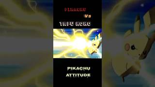 Pikachu attitude 👿 Gmove Pikachu vs tapu koko ash pikachu attitude pokemon ash pikachu [upl. by Jepson]