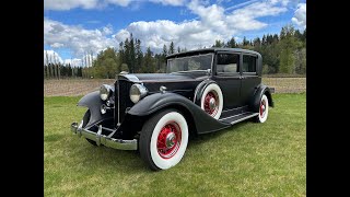 1933 Packard Eight Club Sedan  Charvet Classic Cars [upl. by Emmott]