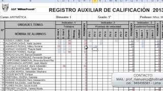 SISTEMA DE REGISTRO COMPLETO EN EXCEL [upl. by Nnaaihtnyc]