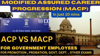 MACP I MODIFIED ASSURED CAREER PROGRESSION Igovernment epfo upsc [upl. by Enihpesoj]