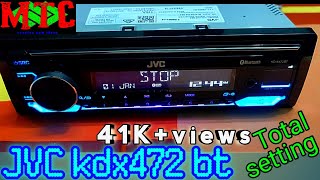 Car Radio  Jvc Car Radio  jvc car stereo setting  jvc car stereo  jvc kdx472bt  jvc car audio [upl. by Tawney331]